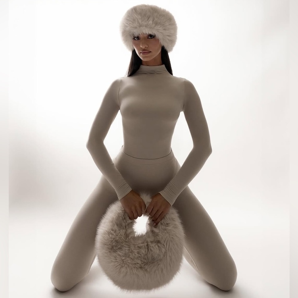 Naked Wardrobe Faux Fur Plush Headband - Picture 16 of 17